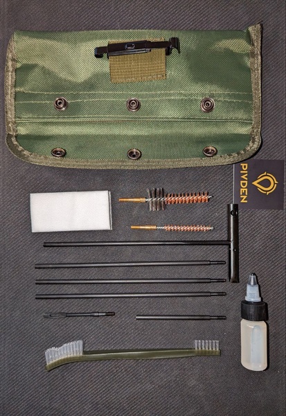 Cleaning kit for firearms. Сaliber 5.45, 5.56, 223rem, 22LR.